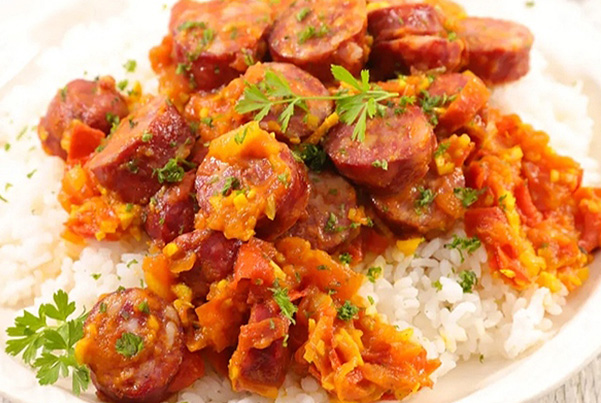 Le rougail saucisse